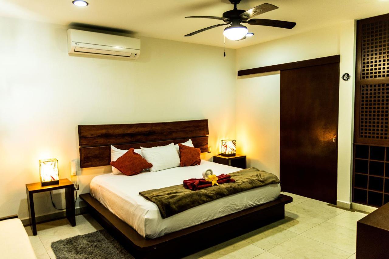 Casa Ticul Hotel Boutique - 5Th Ave (Adults Only) ปลายาเดลการ์เมน ภายนอก รูปภาพ A bedroom at the hotel