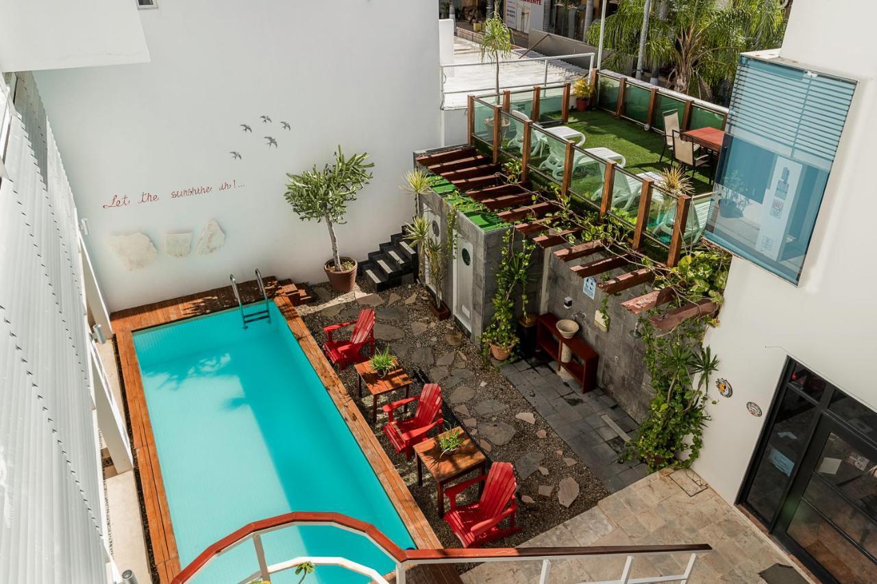 Casa Ticul Hotel Boutique - 5Th Ave (Adults Only) ปลายาเดลการ์เมน ภายนอก รูปภาพ The pool at the hotel